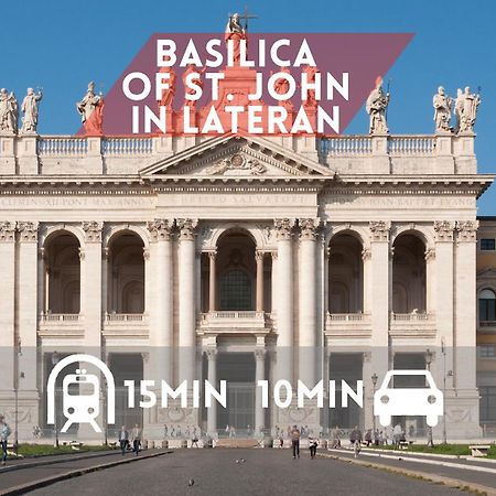 Appartamento -15Min Dal Colosseo- Aria Condizionata & Netflix Gratis Roma Esterno foto